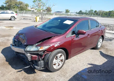 2015 Honda Civic Lx z USA, uszkodzony, nr VIN 19XFB2F57FE014352